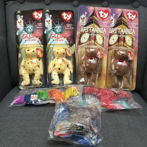 7 unopened Teanie Beanie Babies - Picture 1 of 9